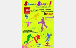 Journée des sports de l'OMS de St Denis