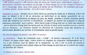 Randonnée au Piton Rouge