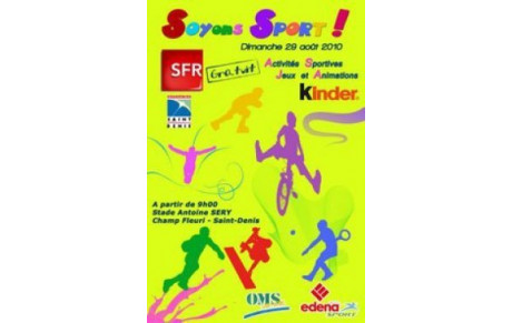 Journée des sports de l'OMS de St Denis