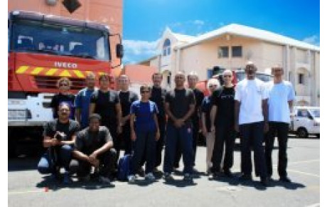 Démonstration chez les Pompiers de St Denis