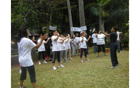 Stand au jardin de l'état