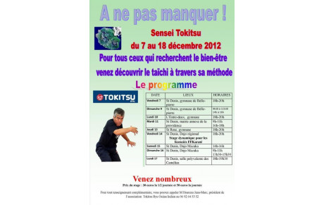 Visite de Sensei TOKITSU à la Réunion